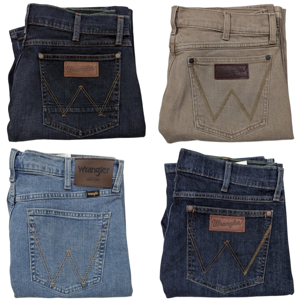 Wrangler Jeans Retro Slim Strait 99% Cotton Denim New Without Tags