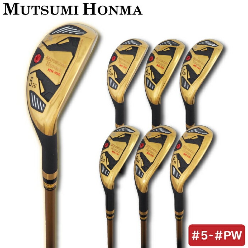 MUTSUMI HONMA Golf MH-030 Hybrid iron #9 40deg RH Graphite shaft Flex Regular