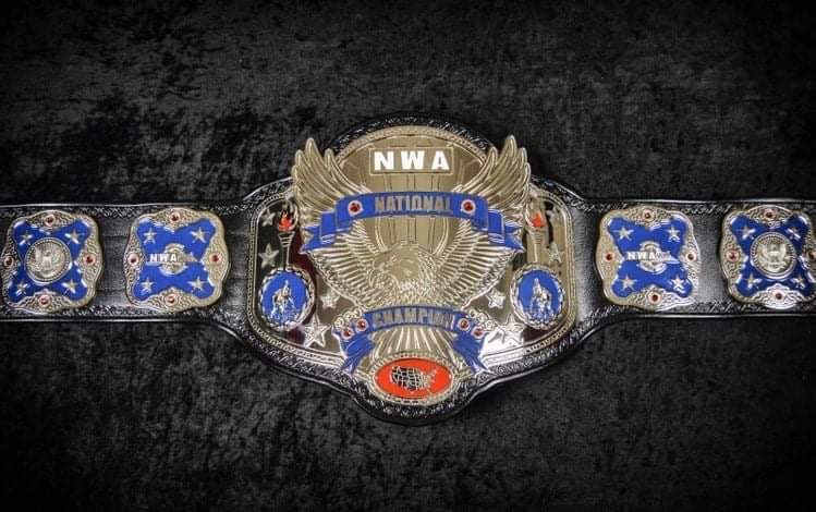 NWA National Heavyweight Wrestling Championship Belt 4mm Zinc