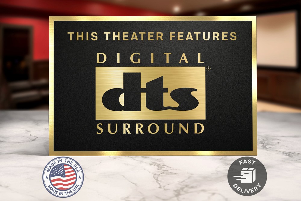 Digital DTS Home Movie Theater Sign