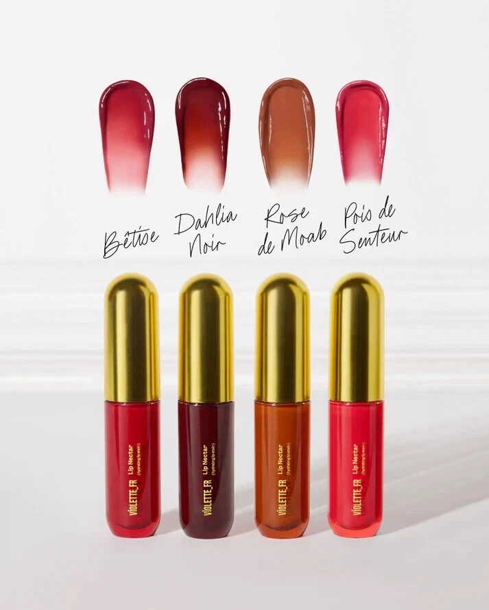 VIOLETTE_FR Hydrating Lip Stain Your Choice Lip Nectar Betise Dahlia Noir Pois d