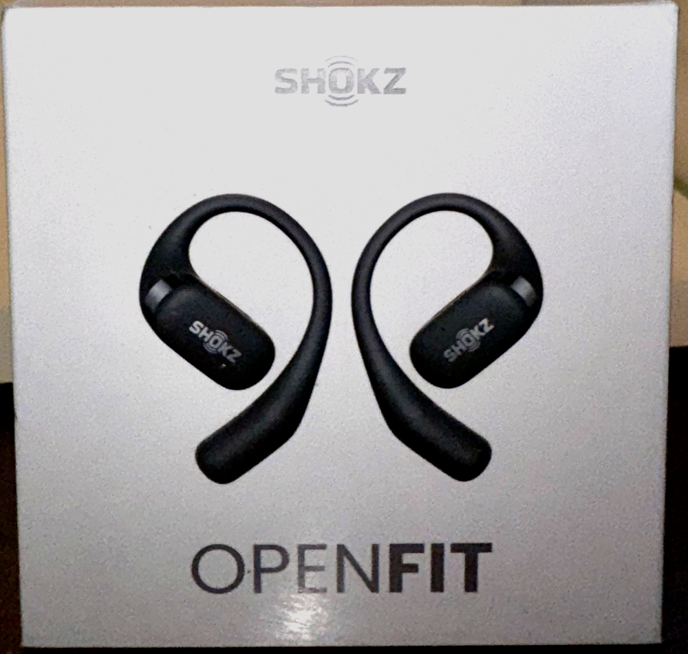 SHOKZ OPENFIT Open-Ear True Wireless Bluetooth Earbuds Black T910-ST-BK-US