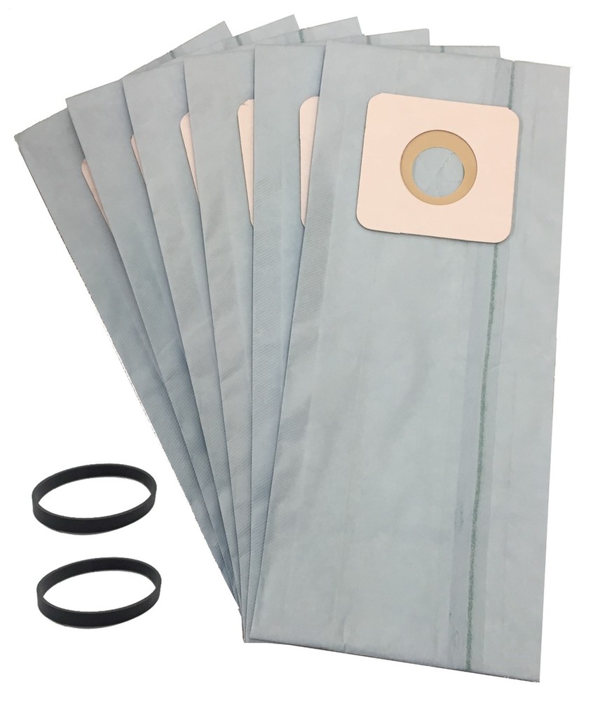 6 Vacuum Bags & 2 Belts for Simplicity 5000, 6000 Uprights Type A
