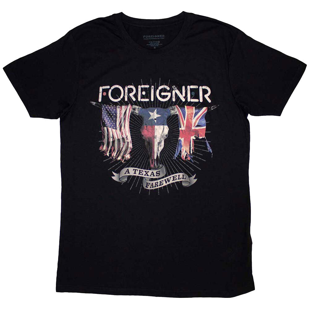 Foreigner Texas Farewell Tour Commemorative T-Shirt