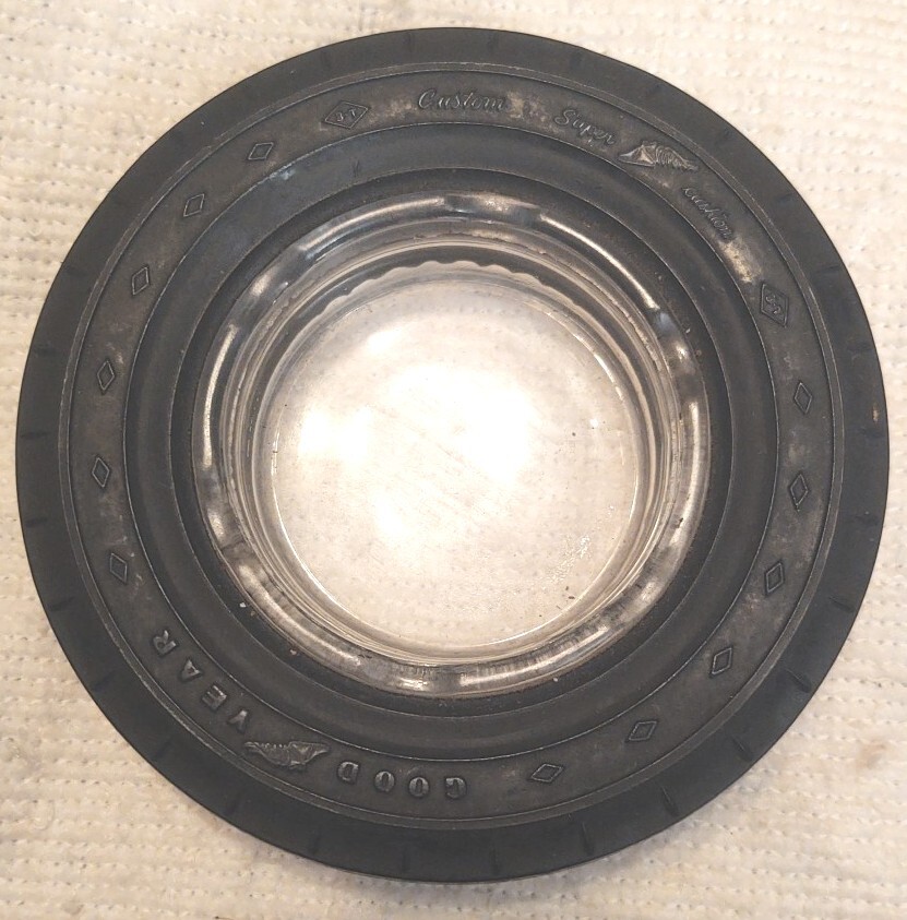 Goodyear Custom Super Cushion Tire Ashtray.