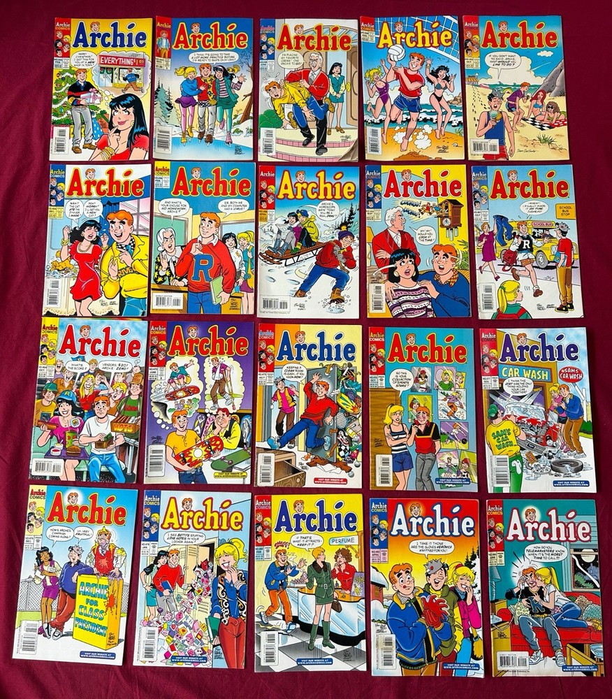 Rare Vintage Archie Comics Archie Comic Book Lot of 20 Collectible Retro