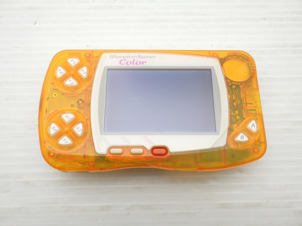 AS IS-WonderSwan Color Console (WSC-001 / Crystal Orange) WonderSw 9000025327367