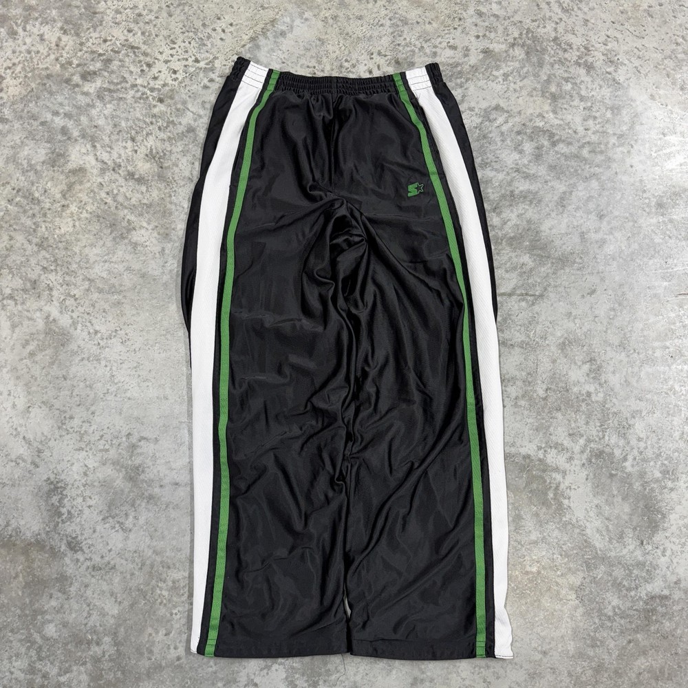 Starter Pants Mens Medium y2k baggy track satin warmup hip hop skater wide