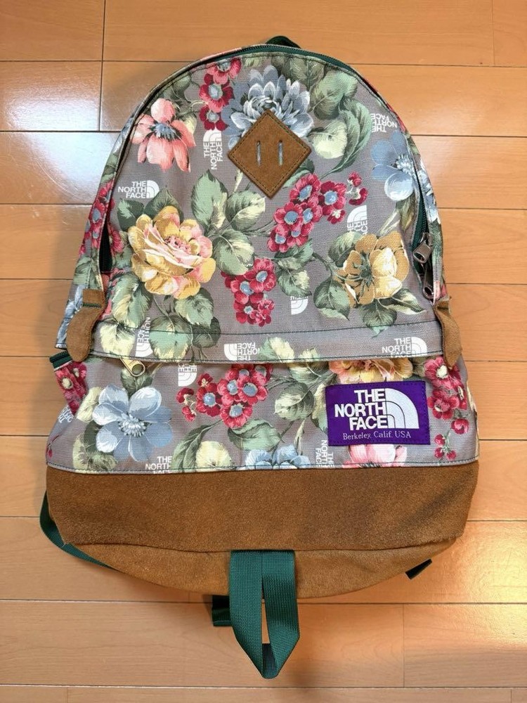 The North Face Purple Label Floral Print Backpack Stylish and Functional