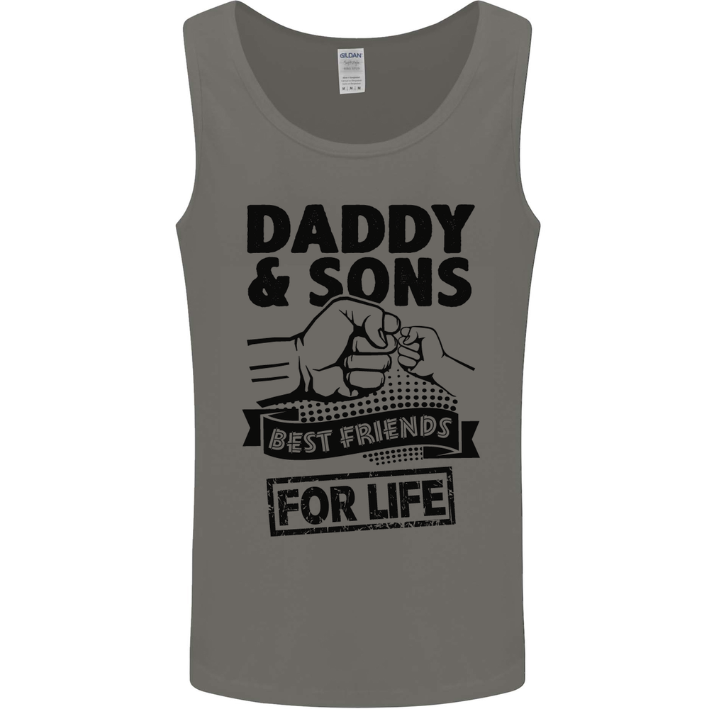 Daddy & Sons Best Friends Fathers Day Mens Vest Tank Top