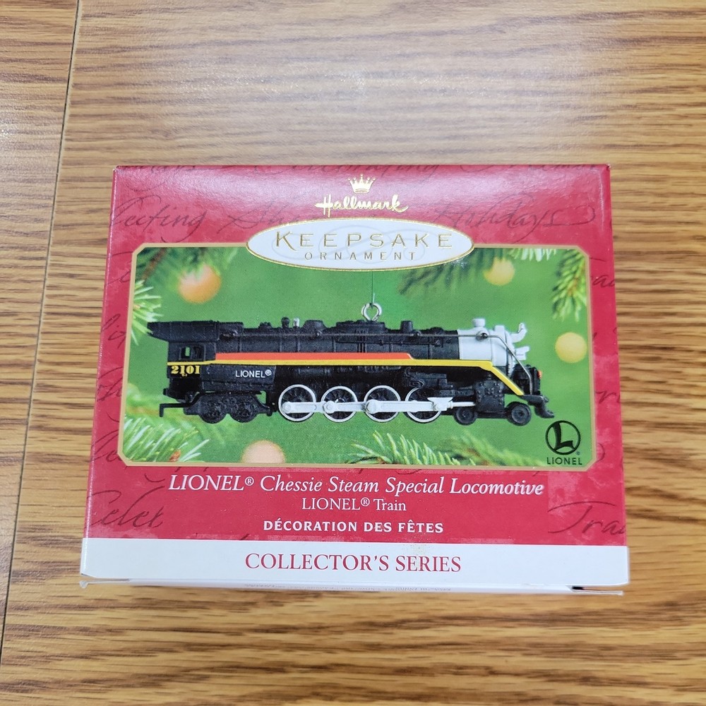 2001 Hallmark Keepsake Lionel Chessie Steam Train Ornament