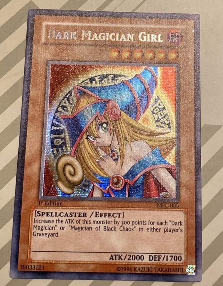Dark Magician Girl MFC-000 1st Edition Magicians Force Rare Card