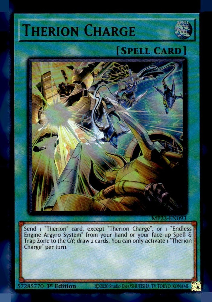 25th Anniversary Therion Charge Dueling Heroes Mega Pack MP23-EN093
