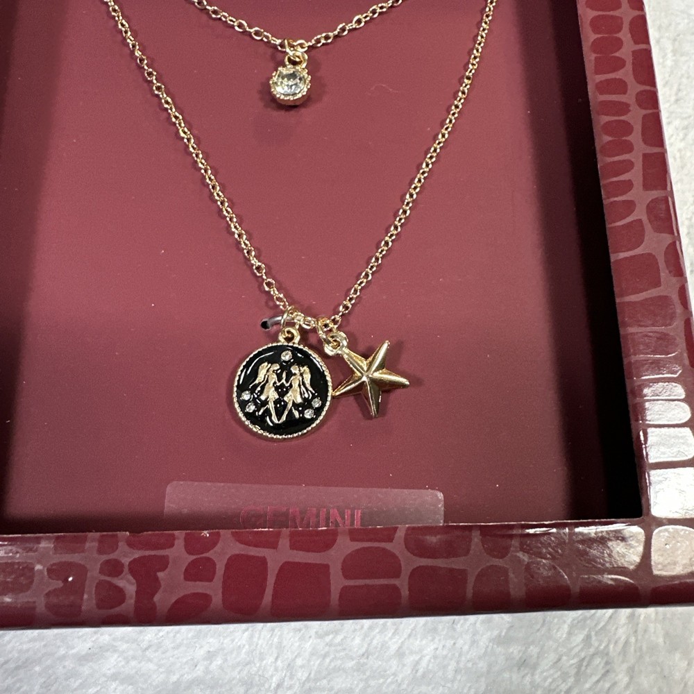 New Steve Madden Talisman Charm Pendant Necklace Gemini