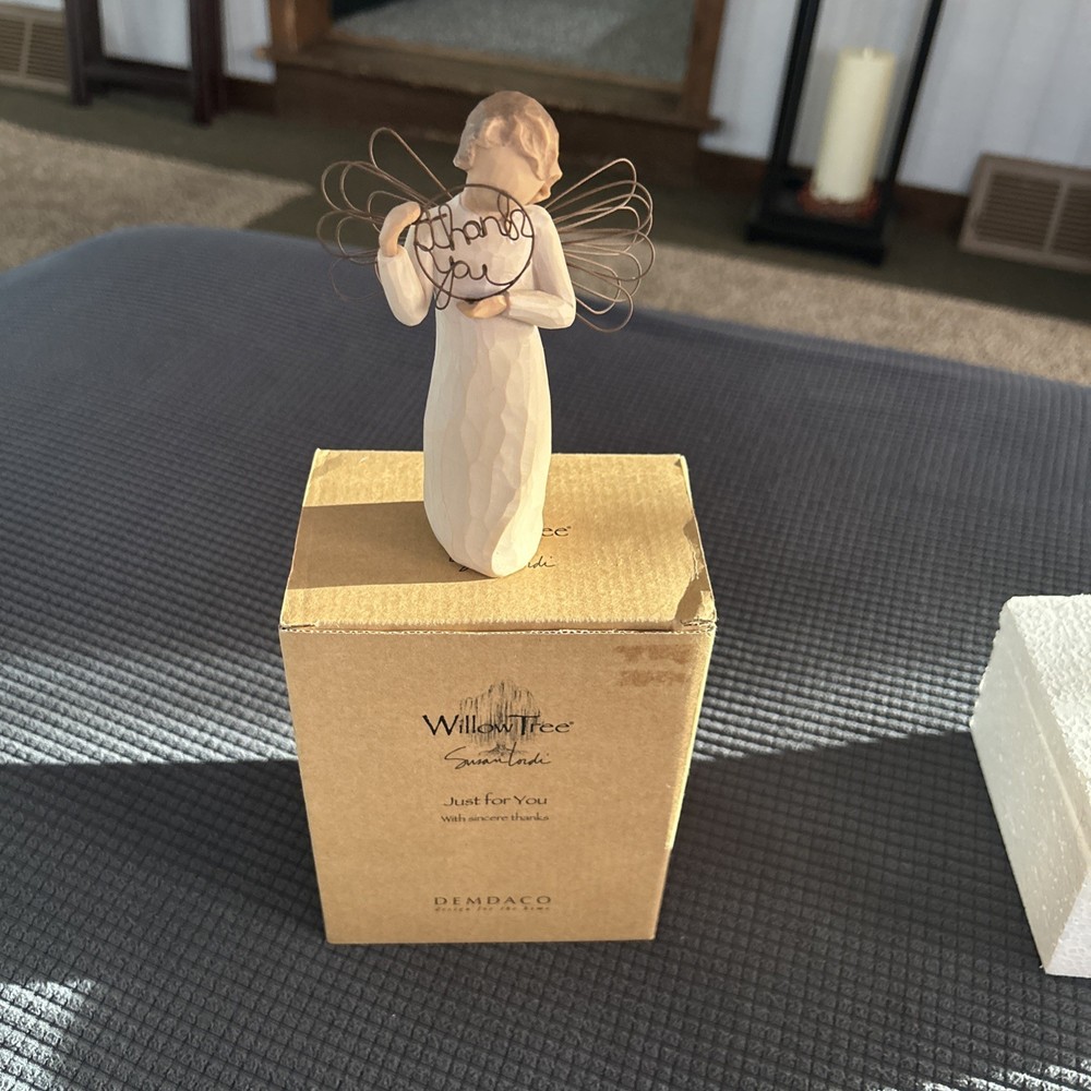 Willow Tree Demdaco Just For You Sincere Thanks Figurine NIB 2005