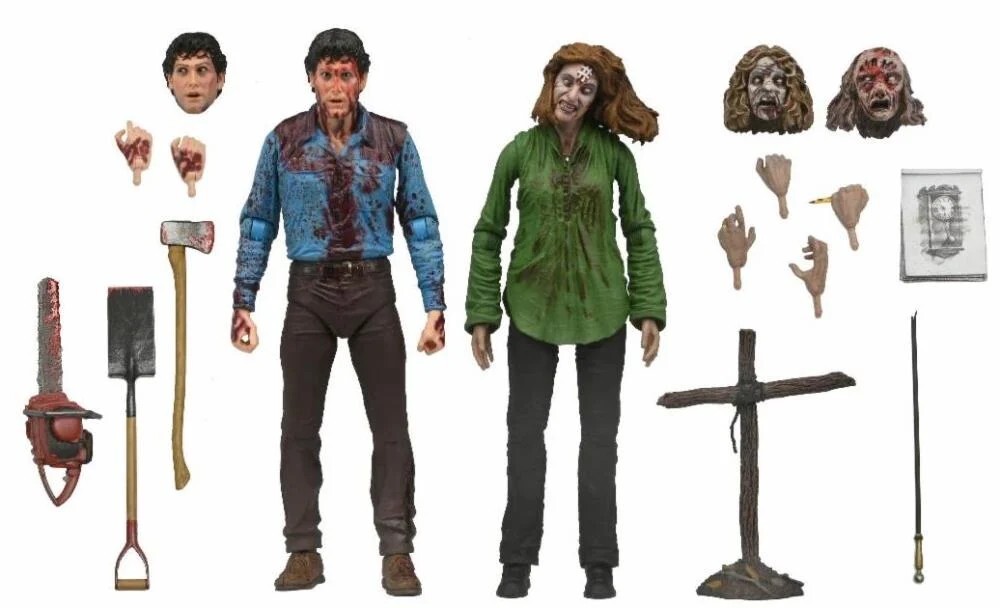 NECA Evil Dead Ultimate Bloody Ash & Cheryl Williams 7in figure 2 pack PRE-ORDER