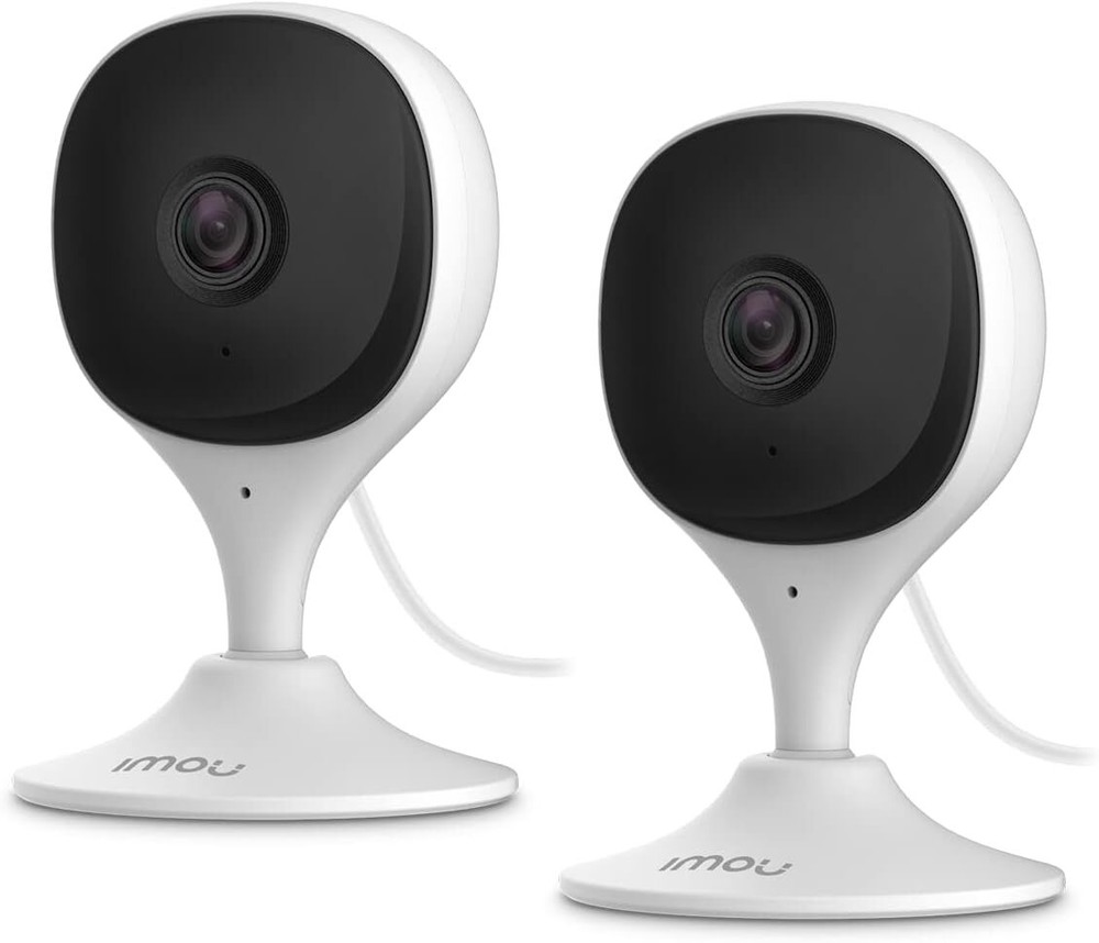 2-Way Audio Home Security Camera 2 Pack 1080P Night Vision Baby Monitor