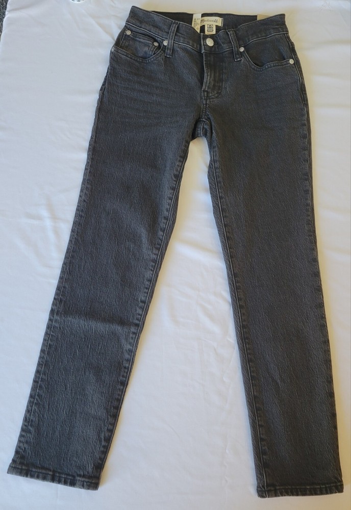 Madewell Low-Rise Vintage Jeans Lunar Wash Black Size 23 NWT Women’s Denim