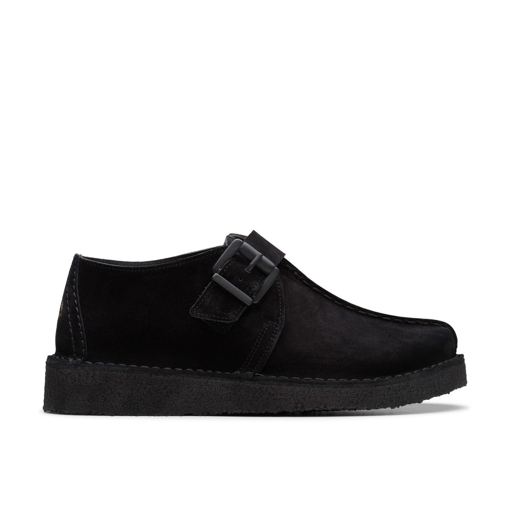 Clarks Trek Buckle 26177993 Womens Black Oxfords & Lace Ups Casual Shoes
