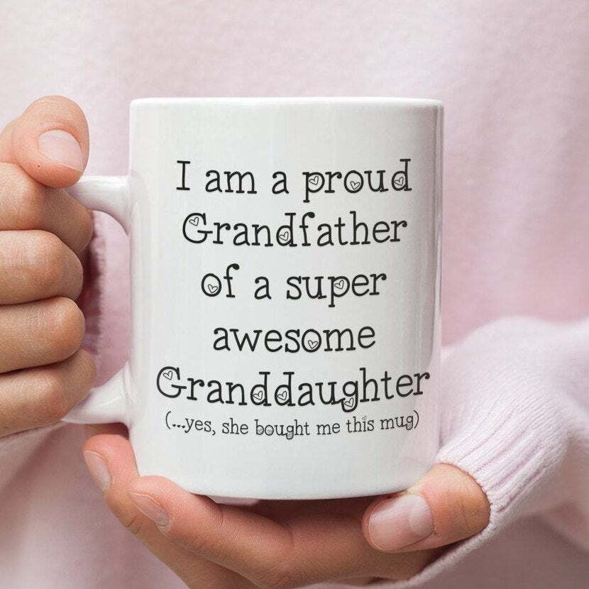 Grandfather Mug Mug For Grandfather - Coffee Mug - White Mug