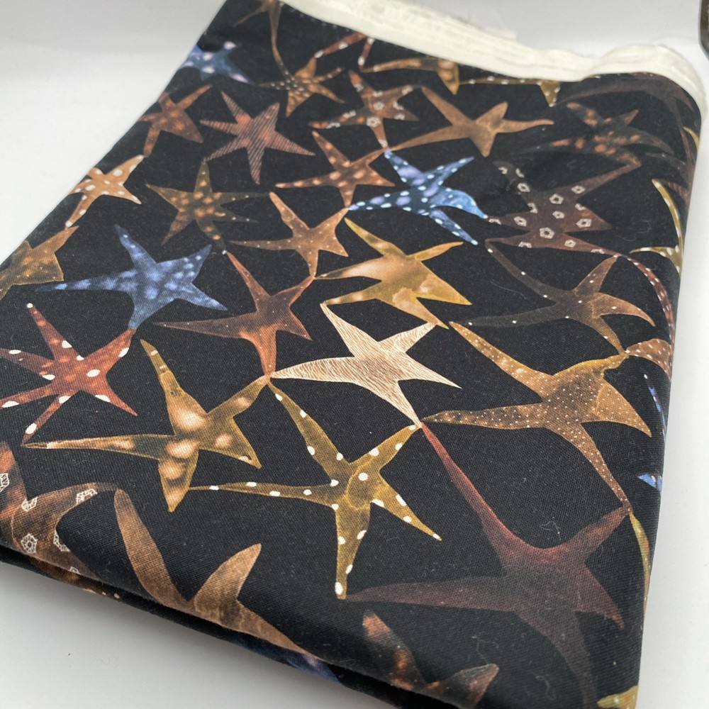 Boccaccini Meadows Galaxies 2 Yard Cotton Fabric Cut New Pattern