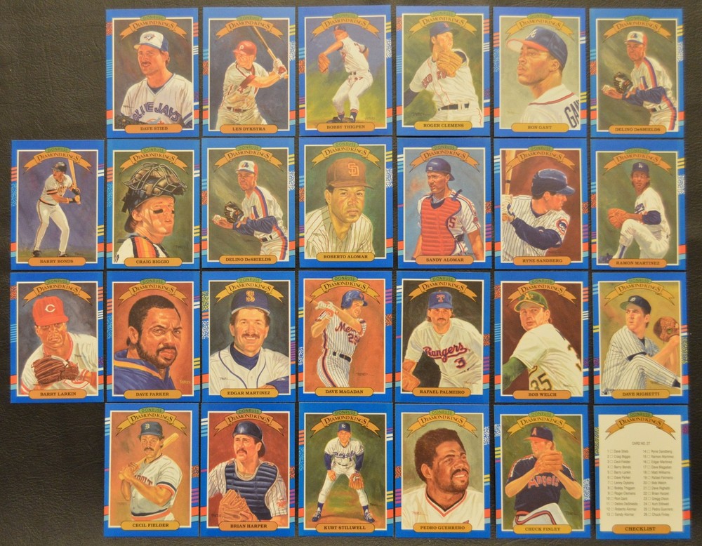 Vintage 1991 Donruss Diamond Kings Card Lot of 26