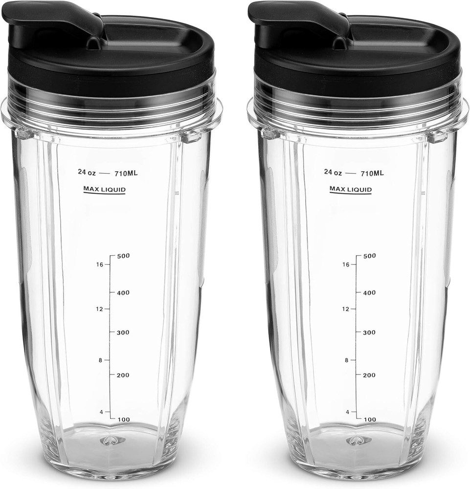 24 oz Nutri Ninja Auto-iQ Cup with Sip & Seal Lid 2-Pack