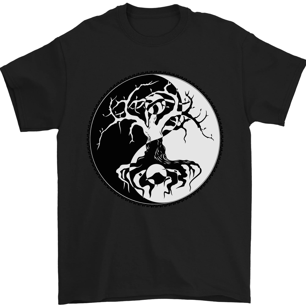Yggdrasil Tree Mens T-Shirt 100% Cotton