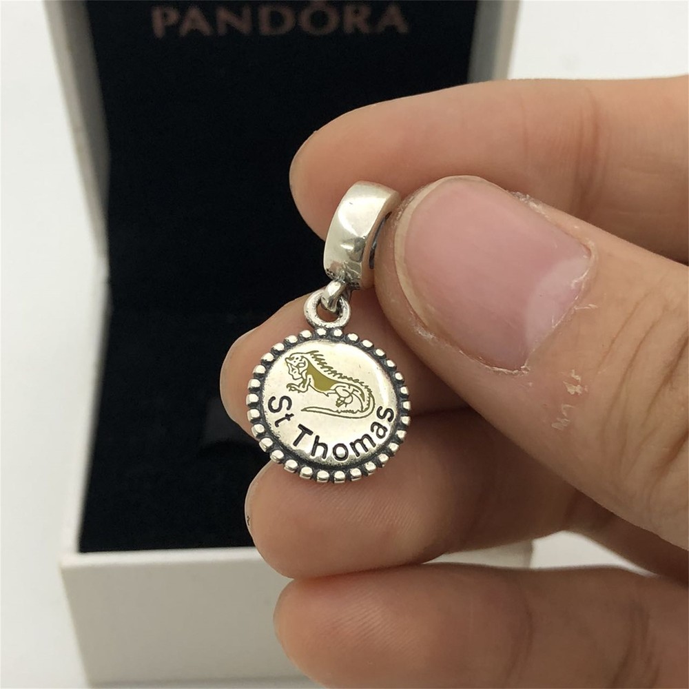 Pandora St. Thomas Exclusive Dangle Charm S925 Silver with box