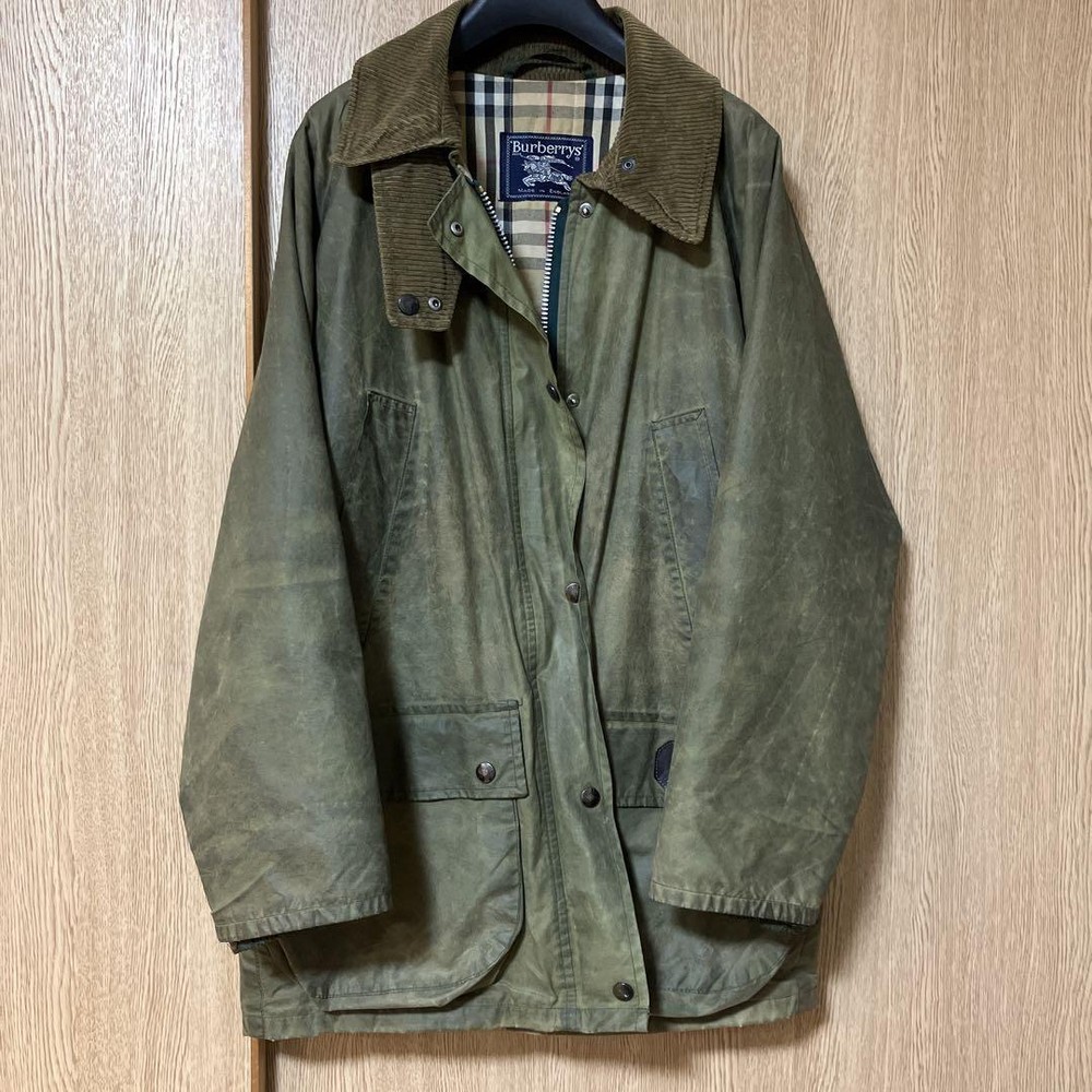 Burberry Prorsum 9s Oiled Jacket with Oil Can F/S from Japan