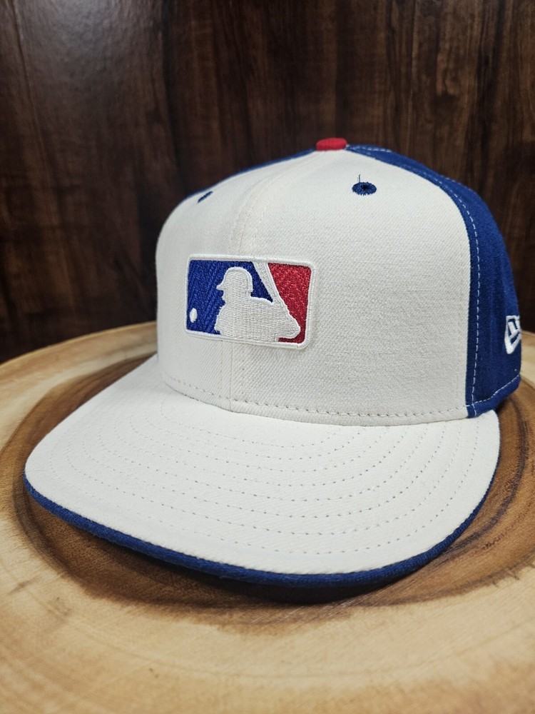 Atlanta Braves New Era 59Fifty  MLB Logo Fitted Hat Size 7 1/8 Retro a Vintage