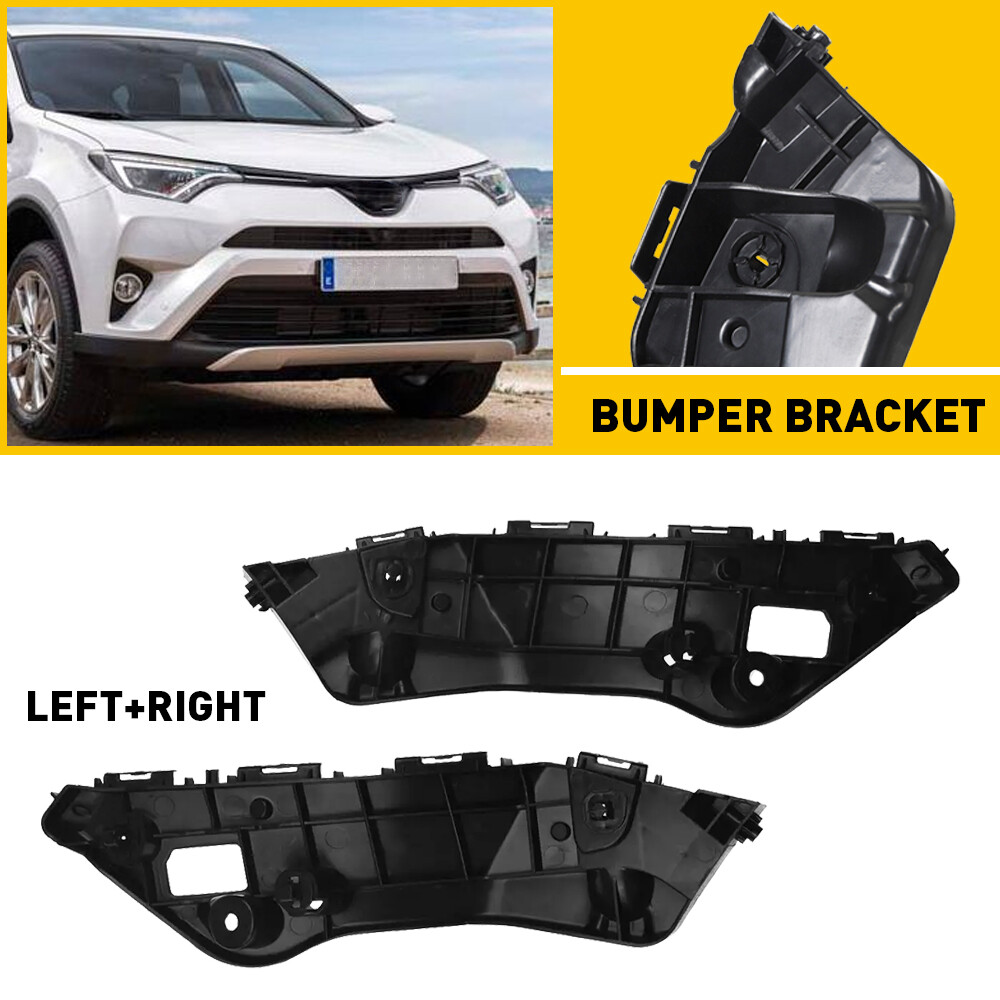 2013-2018 Toyota Rav4 Front Bumper Support Spacer Retainer Brackets Pair RH LH Replacement Parts