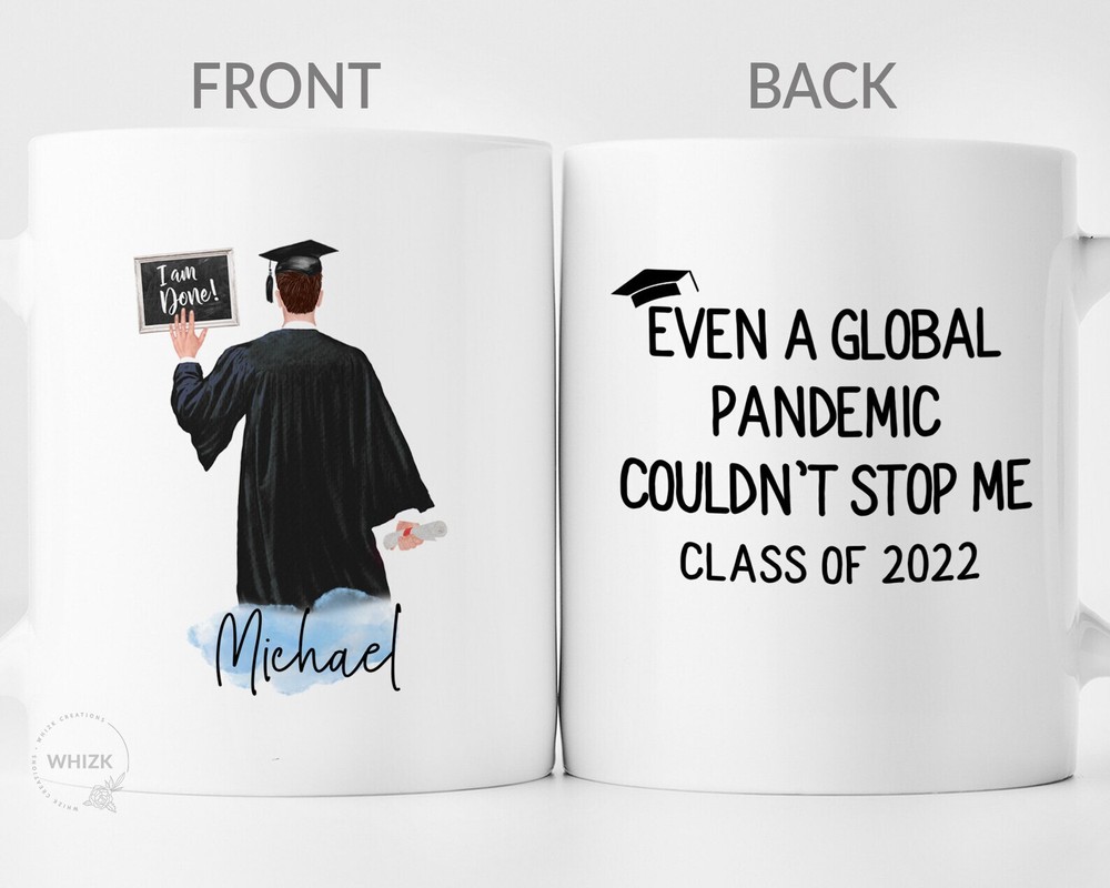 Graduation Gift For Him Class Of 2022 Pandemic Graduation Mug Personalized High