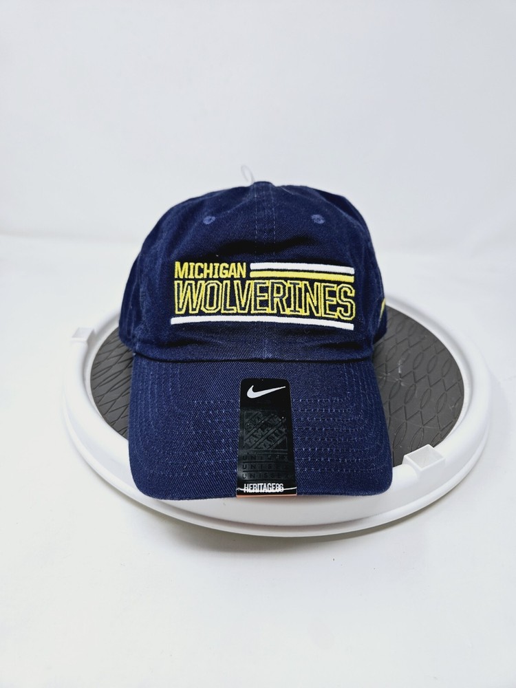 Michigan Wolverines Nike Heritage86 Snapback Hat NCAA Brand New FAST SHIPPING