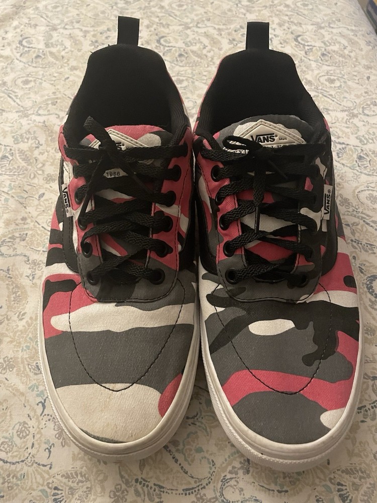 Vans Kyle Walker UltraCush Pro 721454 Pink/Black Camo Skateboard Shoes Size 9