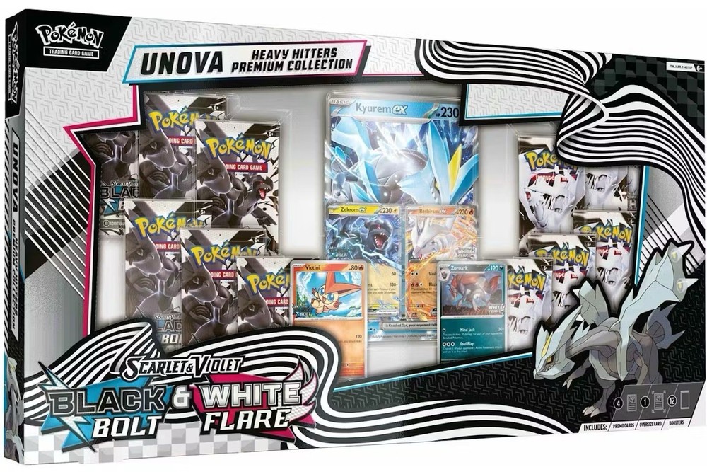 Pokemon Heavy Hitters Premium Collection Black Bolt & White Flare (Costco)