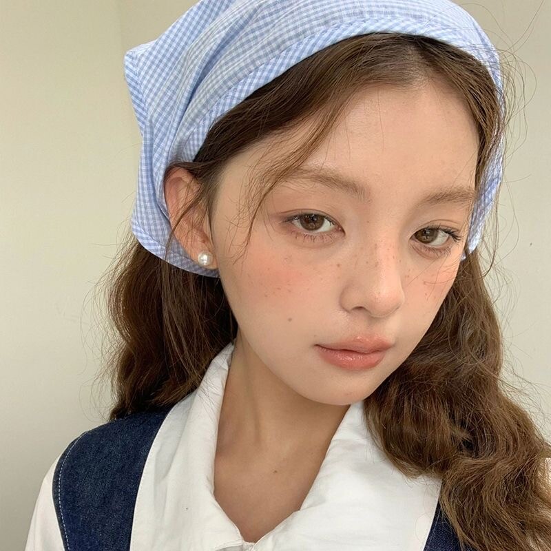 One-piece triangular headscarf for ladies, hair band