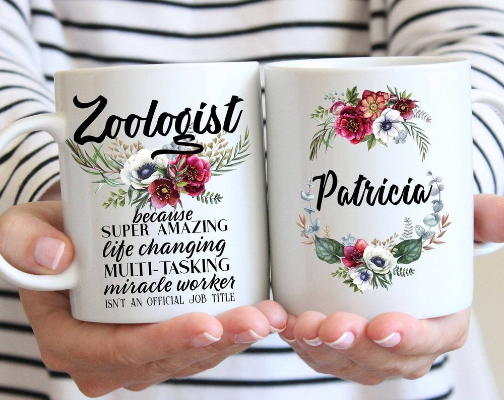 Personalized Zoologist Gift For Women L Thank You Appreciation Birthday