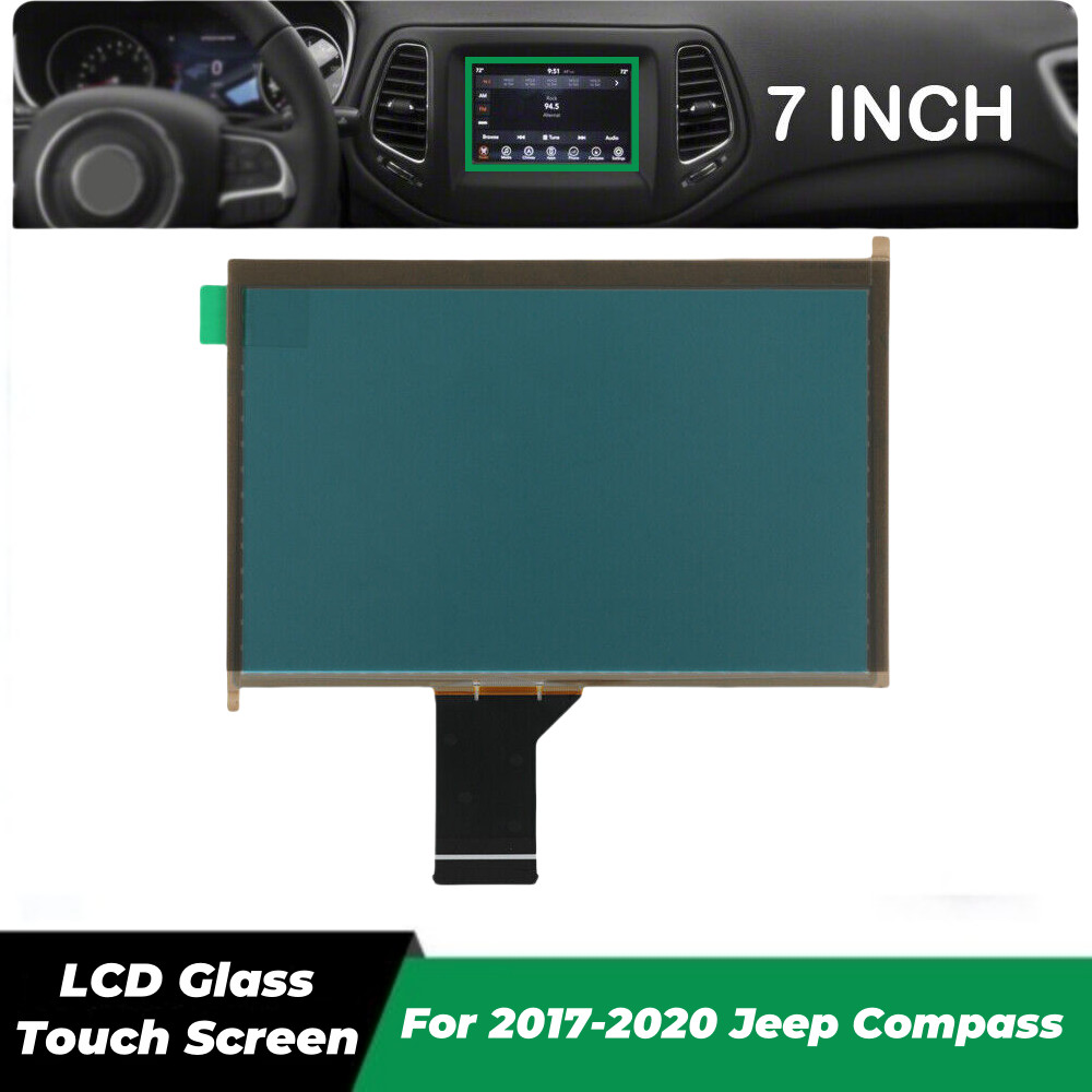7inch LCD GlassTouch Screen For 2017-2020 Jeep Compass Radio Navigation Replace