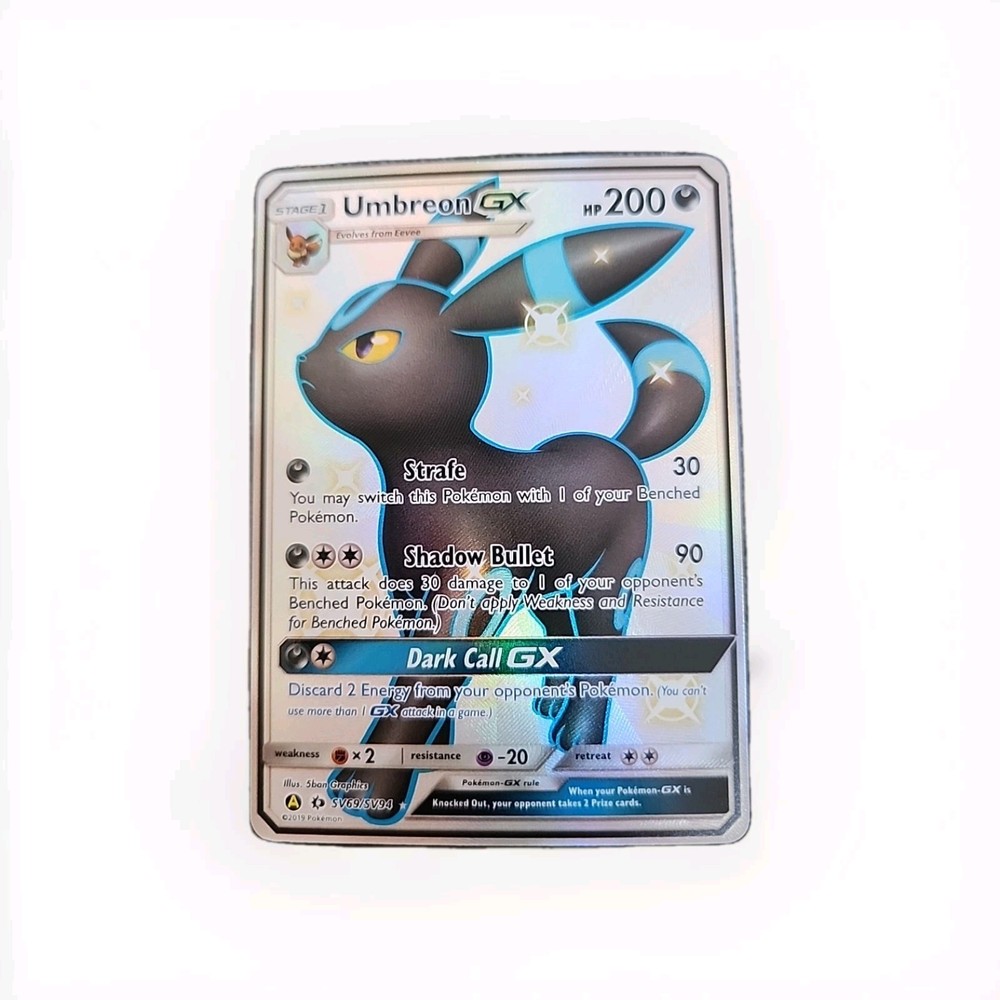 Rare | Pokemon Hidden Fates Shiny Vault - Umbreon GX SV69/SV94 - Great Condtion!