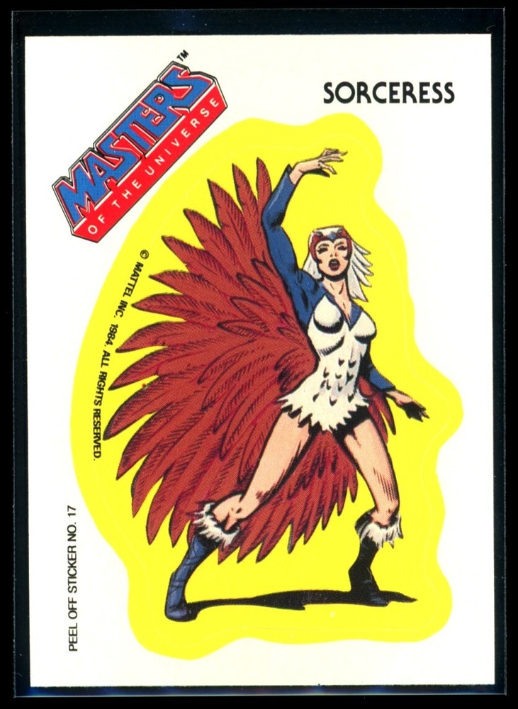1984 Masters of the Universe Sorceress Sticker #17 NM C3 - MOTU Collectible  