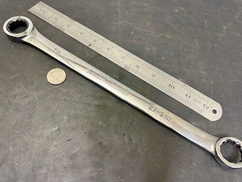 ARMSTRONG 27-518 COMBINATION RATCHETING BOX WRENCH, 7/8