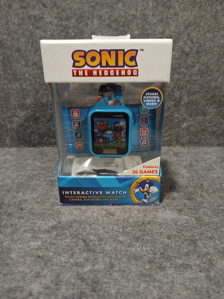 Sega Sonic The Hedgehog Sonic The Hedgehog Interactive Watch