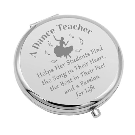 Dance Teacher Gift Portable Makeup Mirror with Stand for Women