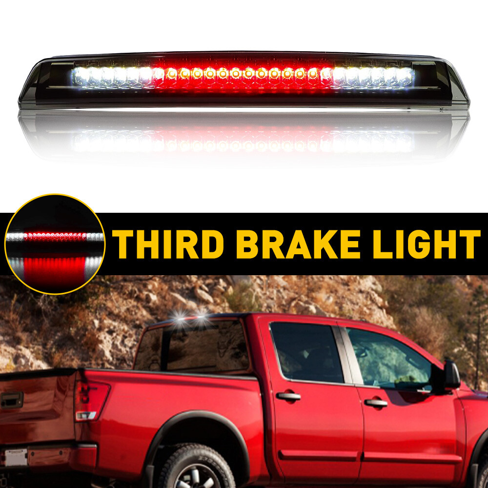 2004-2015 Nissan Titan Frontier LED Smoke Third Brake Cargo Tail Light