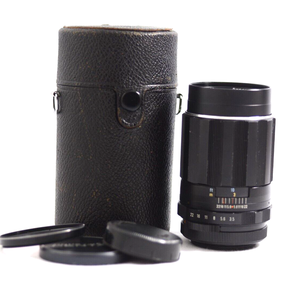 ASAHI PENTAX M42 SCREW-MOUNT 135MM F3.5 SUPER TAKUMAR  PORTRAIT CAMERA LENS
