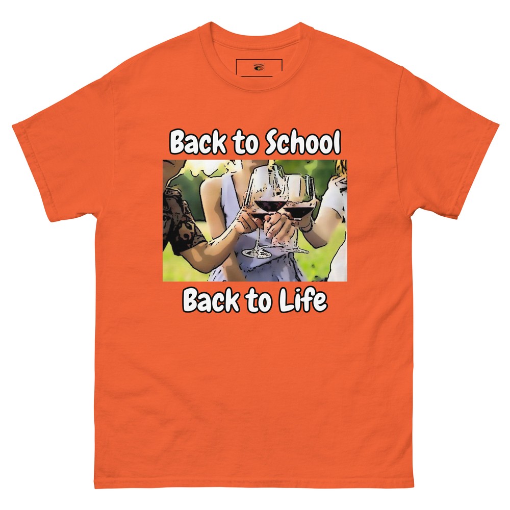 Back to School Mom Life Tee Shirt, Wine Lover Shirt, Mom Gift-image