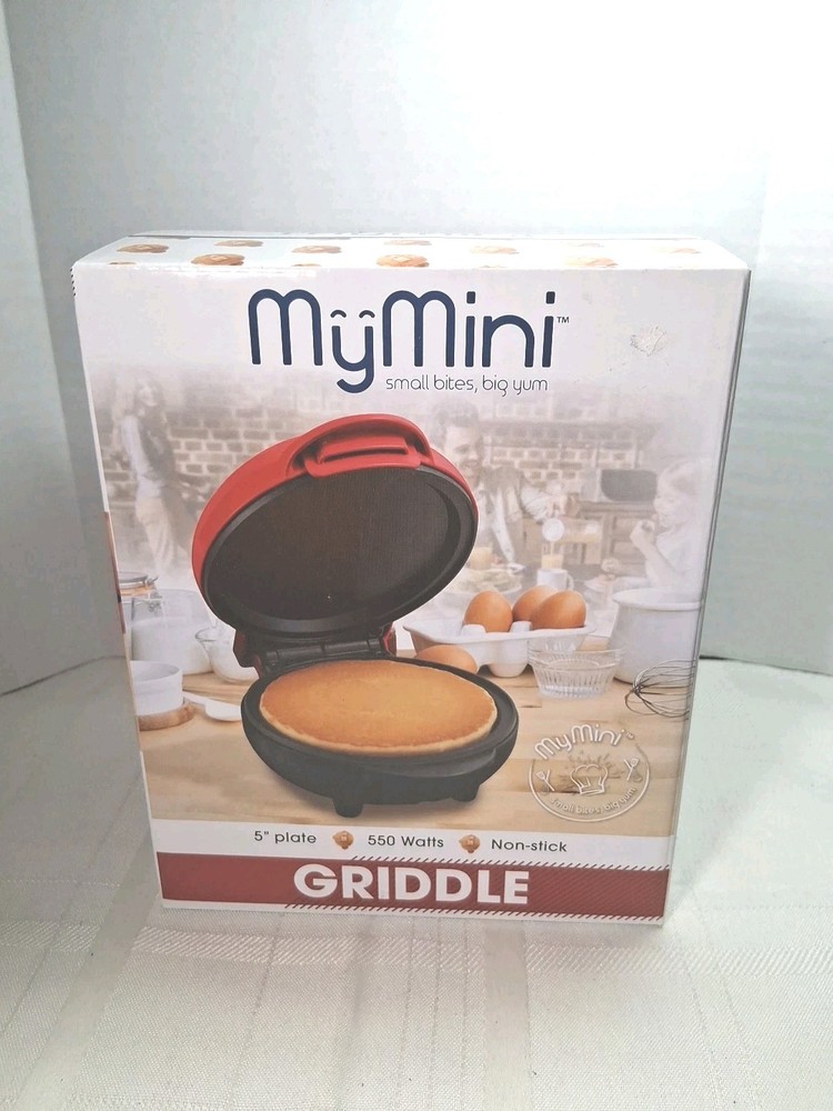 Mini 5-inch nonstick griddle in original unopened box - cute and brand new