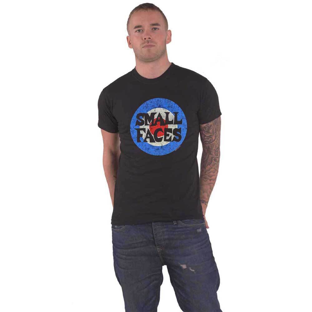Small Faces Mod Band Logo Official Men’s Black T-Shirt New