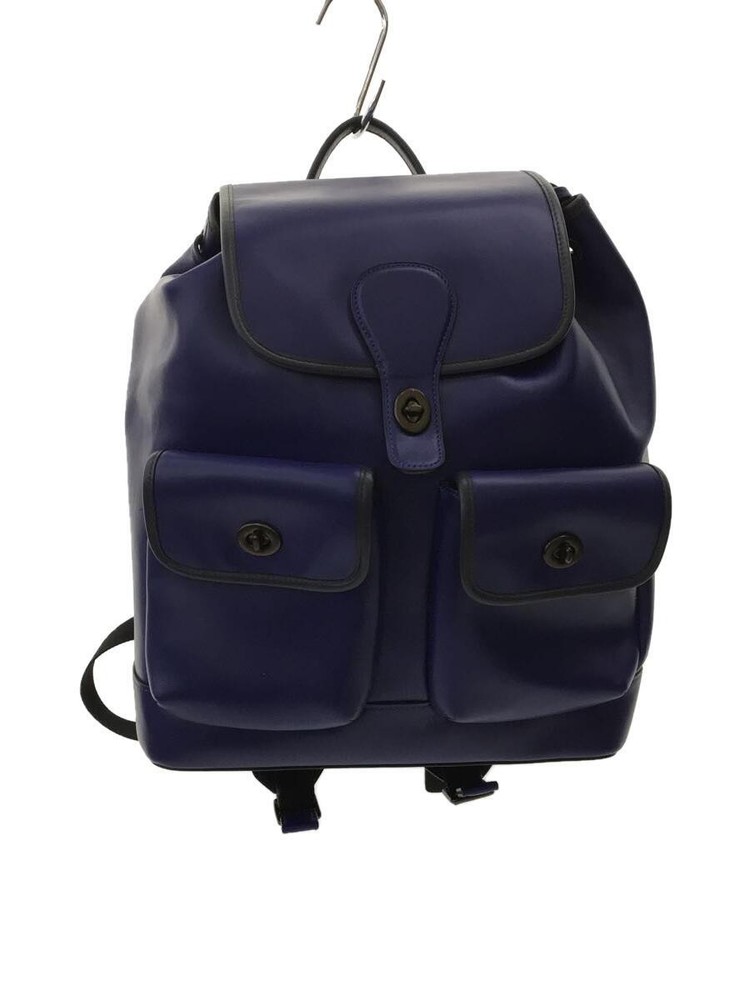 COACH Heritage Backpack C2902 in Navy Leather with Free Shipping 424726